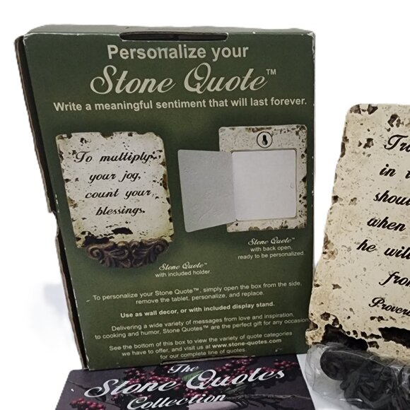 Proverbs 22 The Stone Quotes Collection Prov 22:6 NEW - Picture 3 of 3